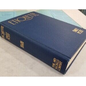 Emily Post Etiquette 1936 edition 23rd edition hardcover book
